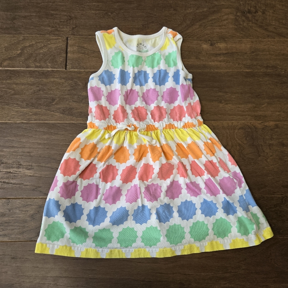 Colorful Geometric Patterned Dress